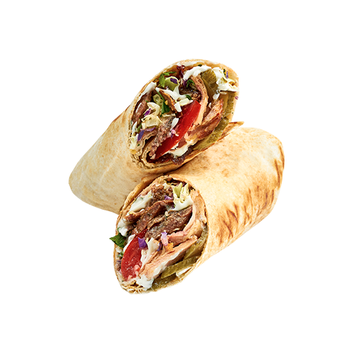 Tasty Wraps served at Erroll's Kebab House Peterhead